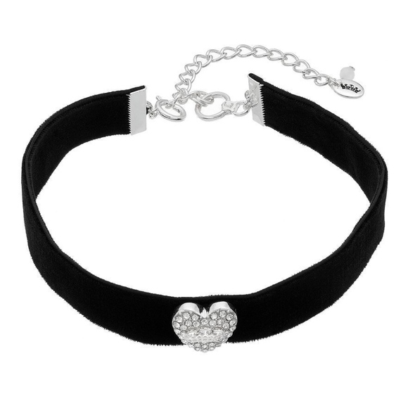Juicy Couture Jewelry - Juicy Couture Black Boho Festival Heart Choker
